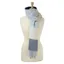 Hy Equestrian Cumbria Soft Touch Scarf in Navy/White/Blue